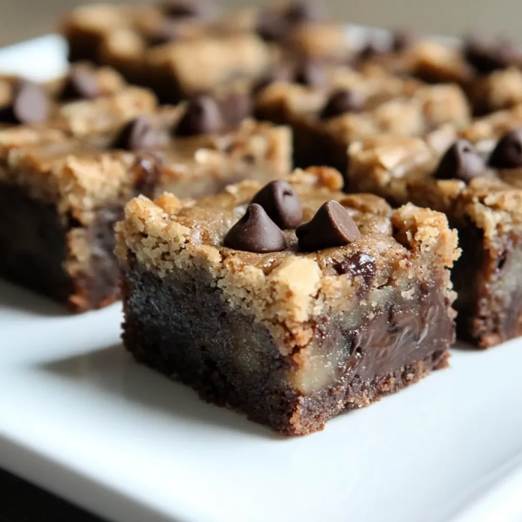 Toffee-Coffee-Chocolate Chip Blondie Bars