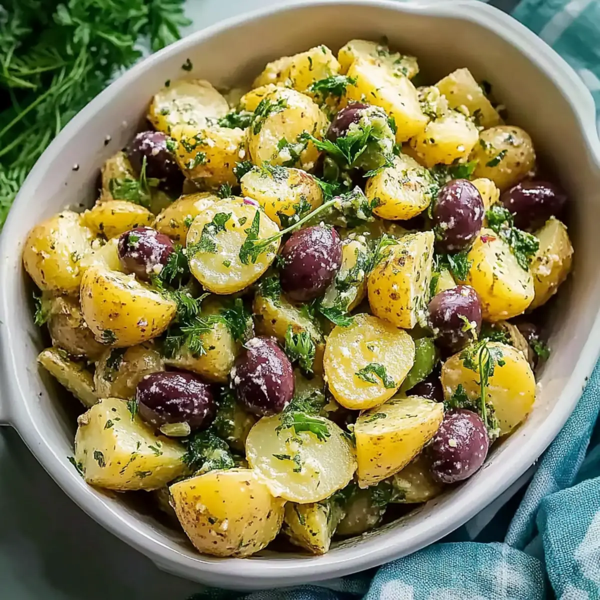 Potato Salad with Olives