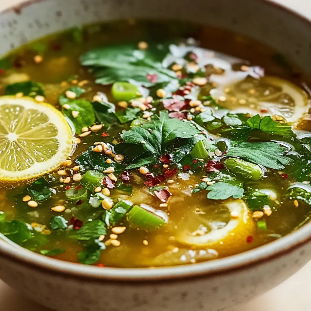 Miso-Ginger Lemon Detox Broth