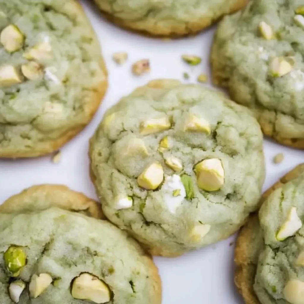 Pistachio Pudding Cookies