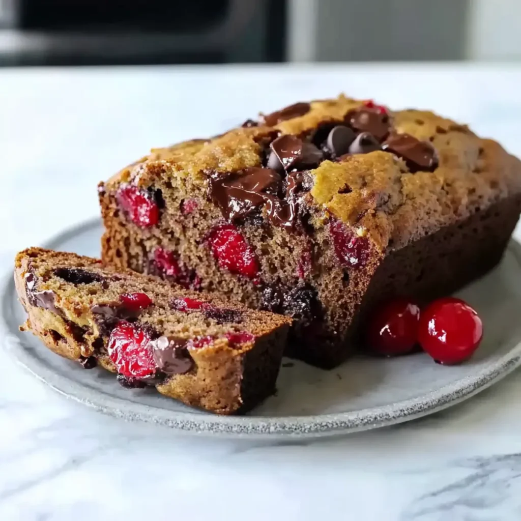Chocolate Cherry Banana Brea