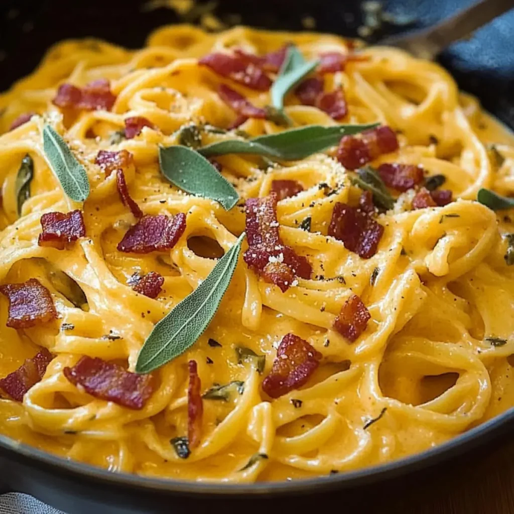 Creamy Butternut Squash Pasta Carbonara for Cozy Nights