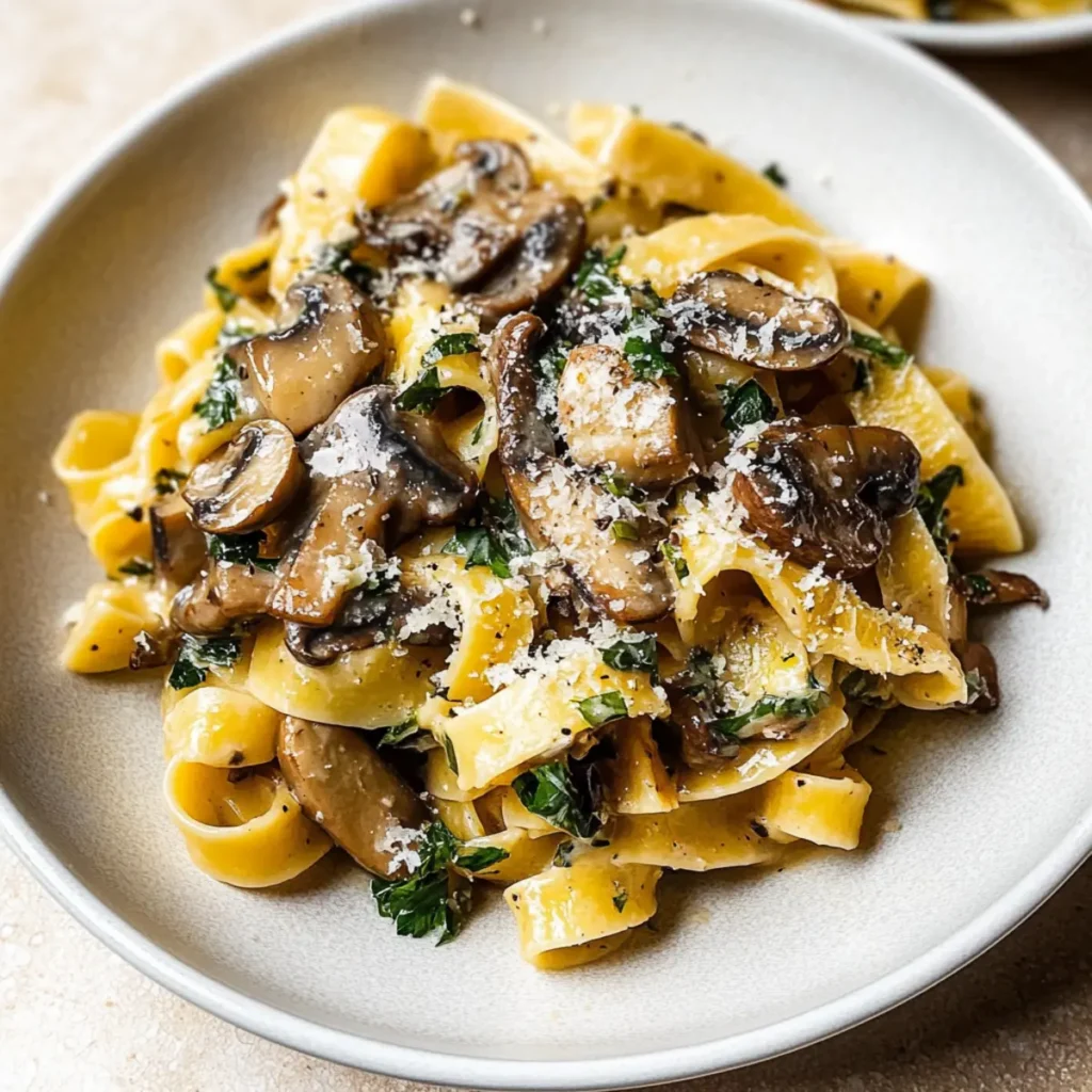 Irresistibly Creamy Garlic Mushroom Pasta for Cozy Nights