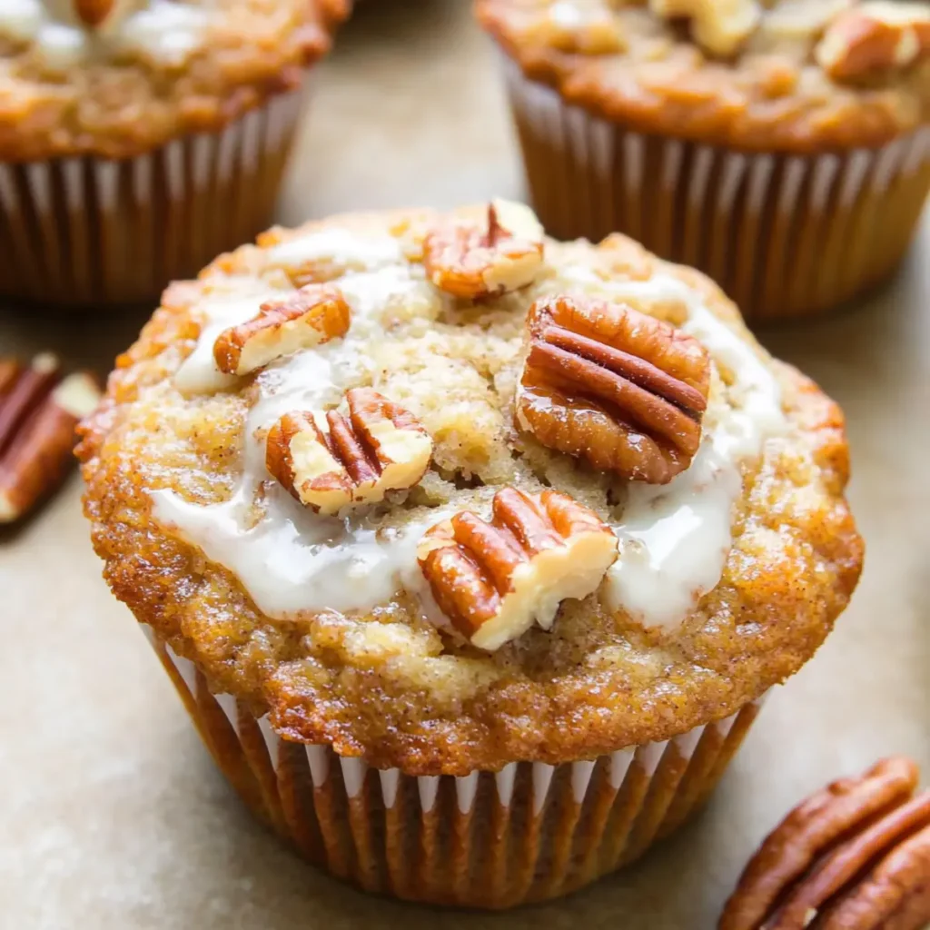Maple Pecan Banana Muffin