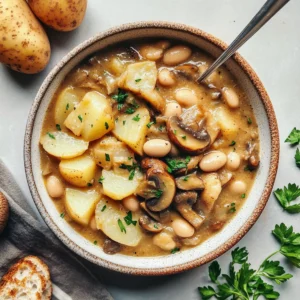 White Bean Mushroom Stew