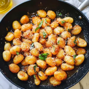 Fried Gnocchi with Garlic & Parmesan