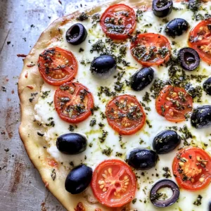 Tomato Olive Flatbread
