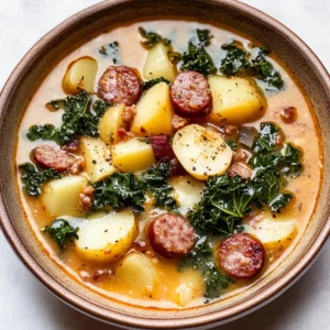 Sausage Potato and Kale Soup