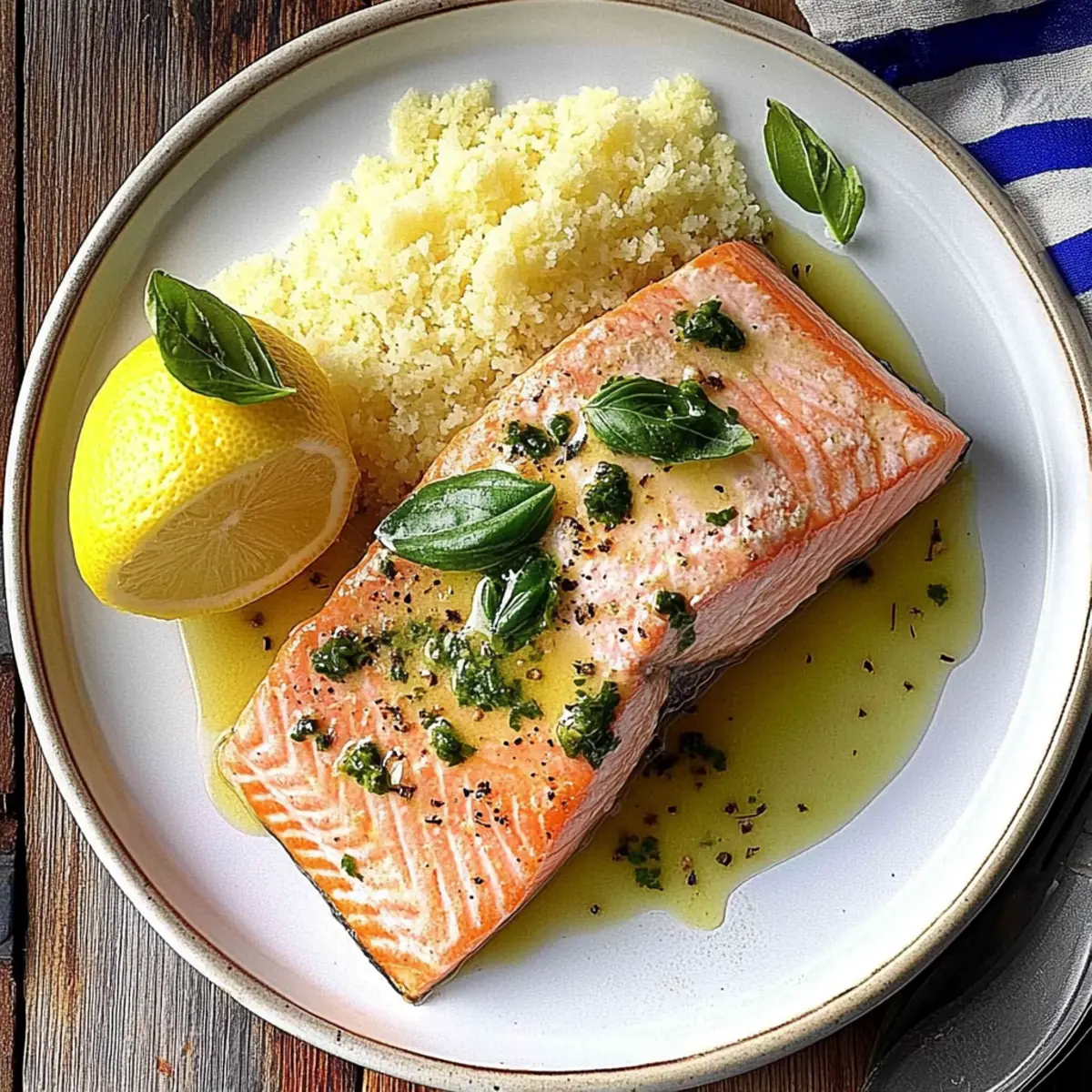 Lemon Basil Salmon