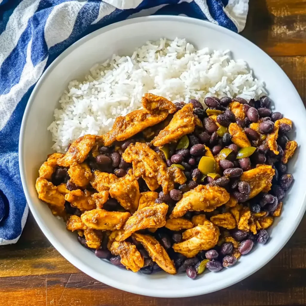 Savory Chicken with Black Beans and Rice: A Family Favorite