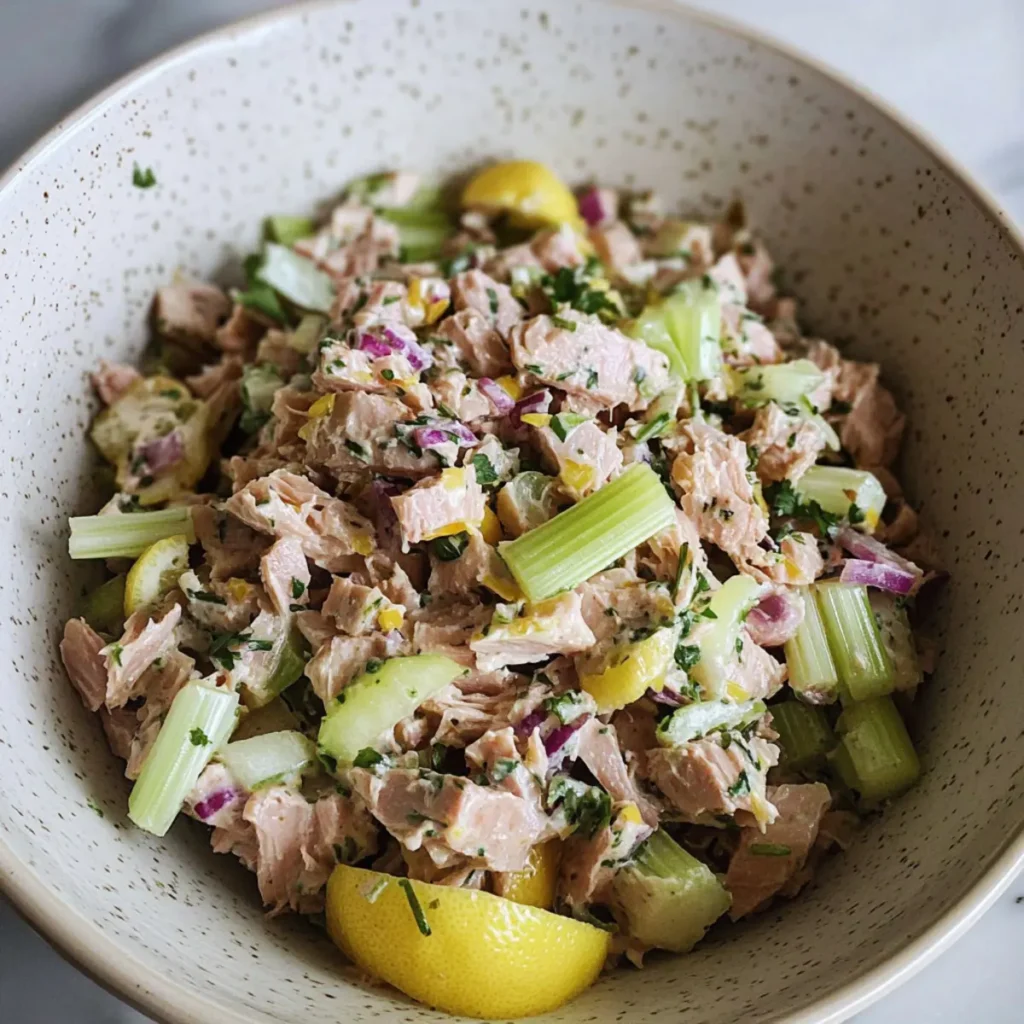 Zesty Lemon Herb Tuna Salad for a Fresh, Healthy Meal