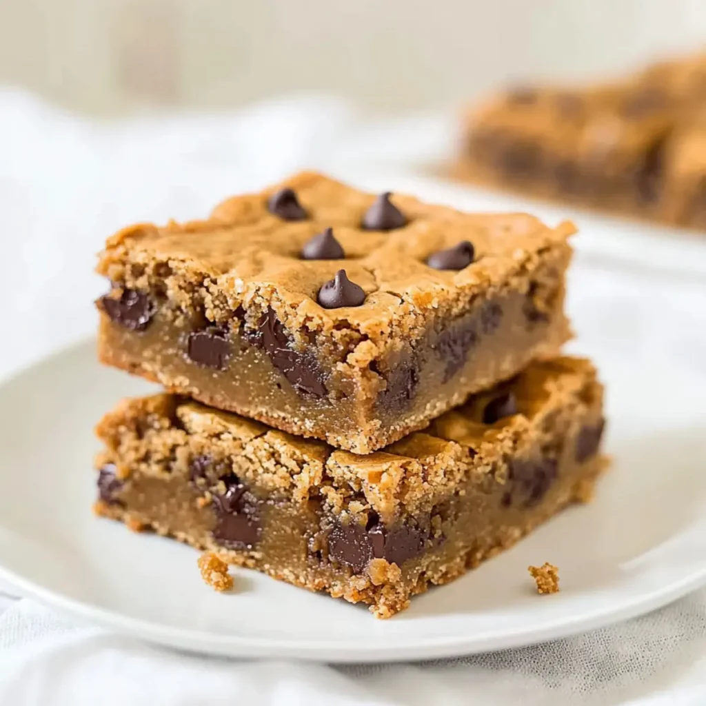 Peanut Butter Chocolate Chip Bars
