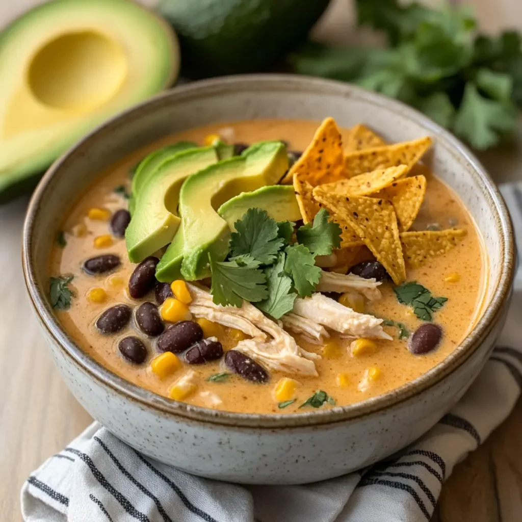 Crockpot Mexican Street Corn & Chicken Chowder