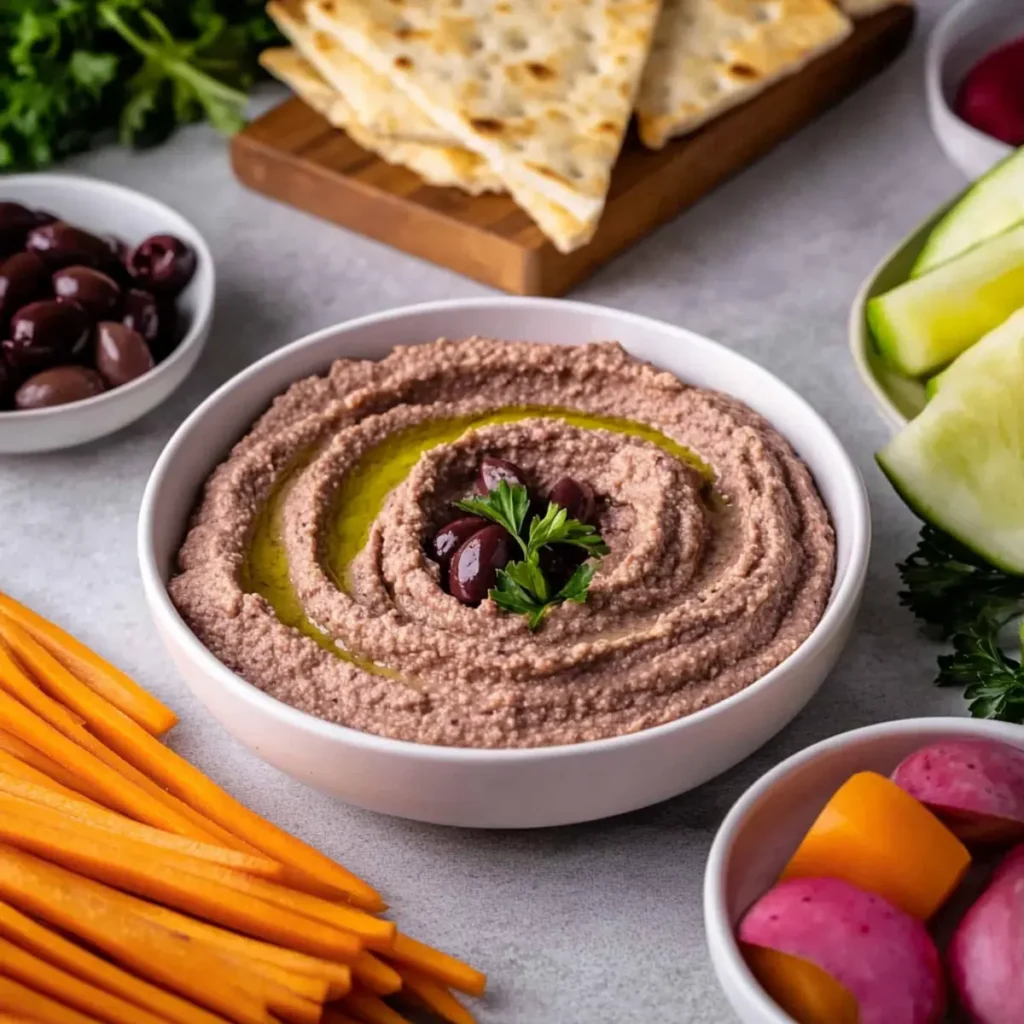 Kalamata Olive Hummus Recipe