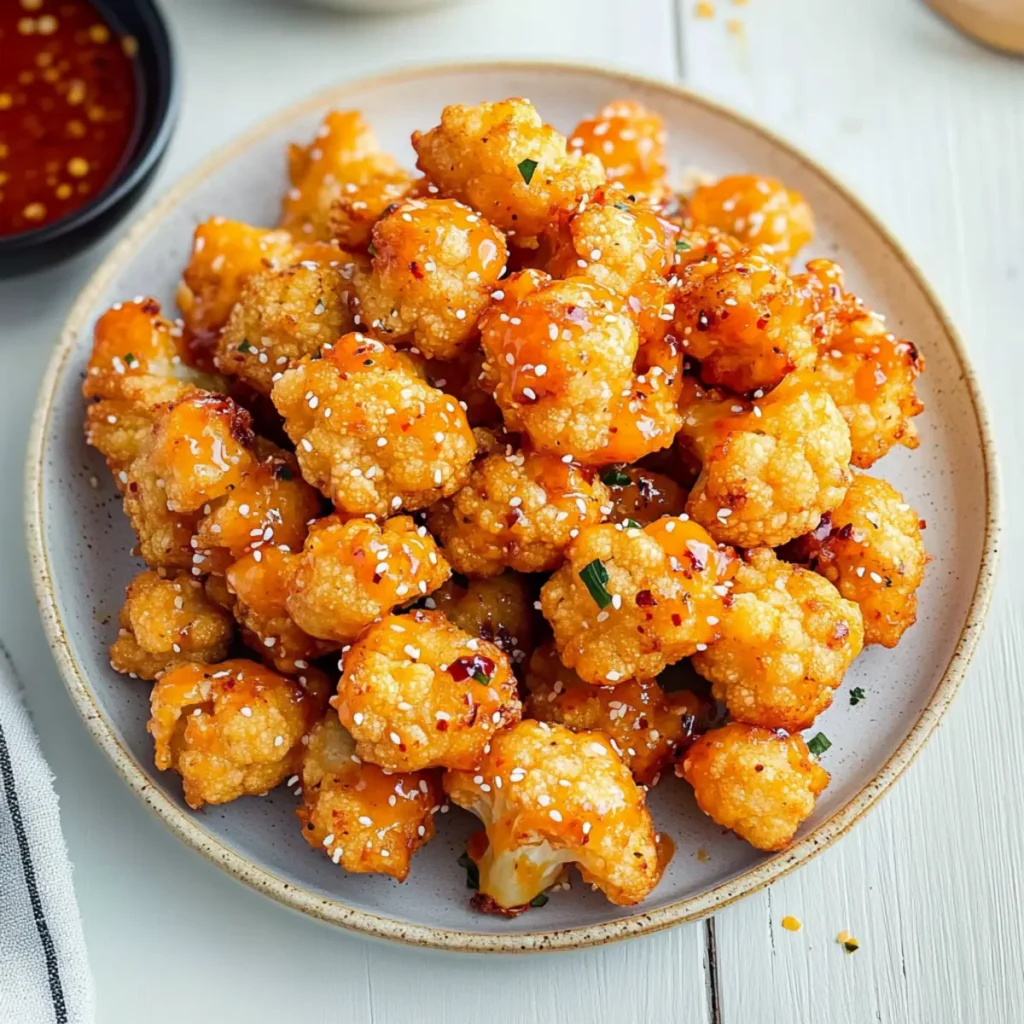Crispy Bang Bang Cauliflower Bites that Everyone Will Love