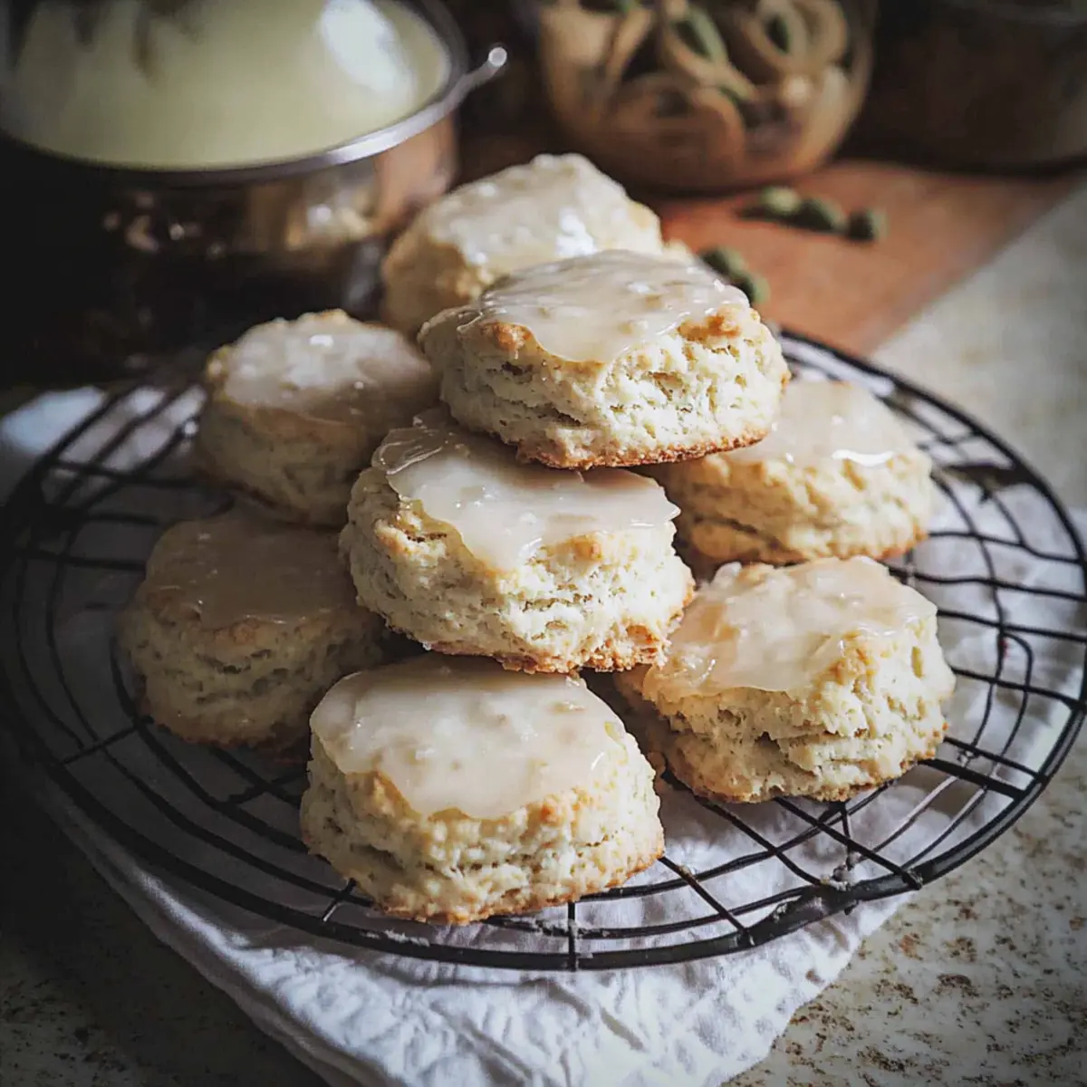 Homemade Cardamom Scones