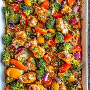 Sheet Pan Thai Chicken Dinner