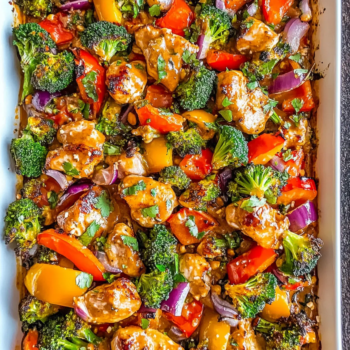 Sheet Pan Thai Chicken Dinner