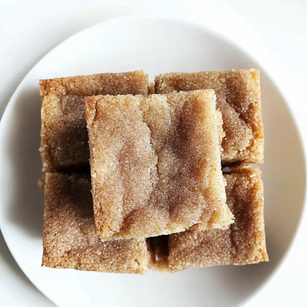 Snickerdoodle Blondies