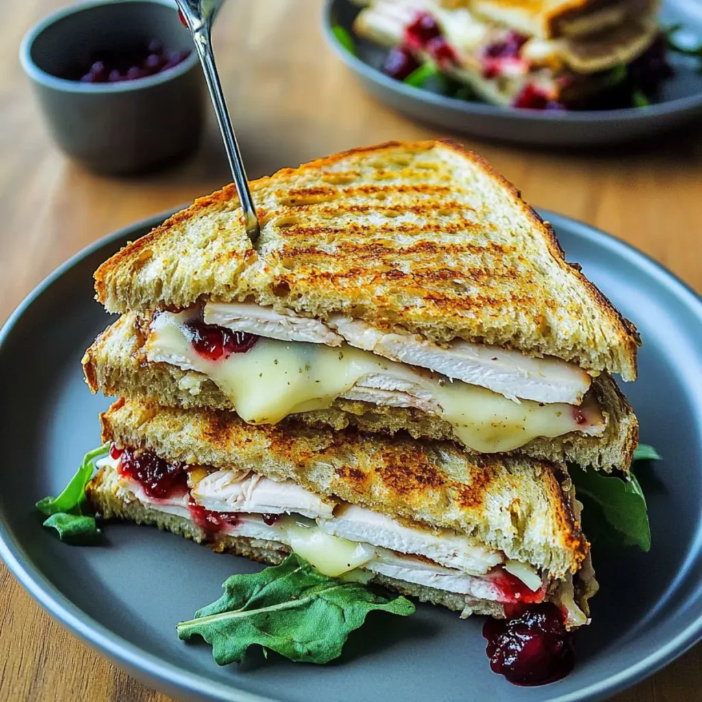 Melt-in-Your-Mouth Turkey Cranberry Brie Sandwich Magic