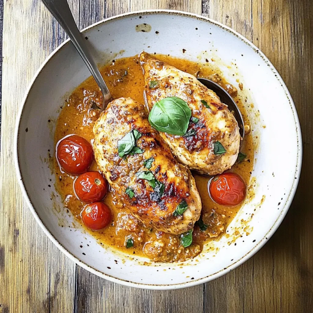 Creamy Red Pesto Chicken: Comfort Food in Just 30 Minutes