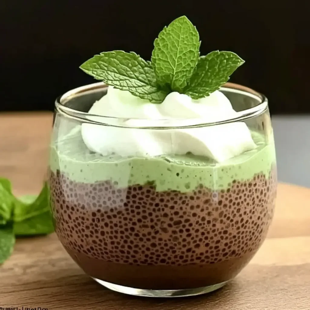 Mint Chocolate Chia Pudding