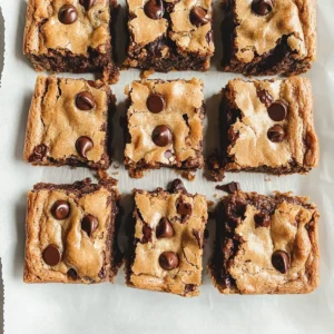 Chocolate Chip Peanut Butter Blondies