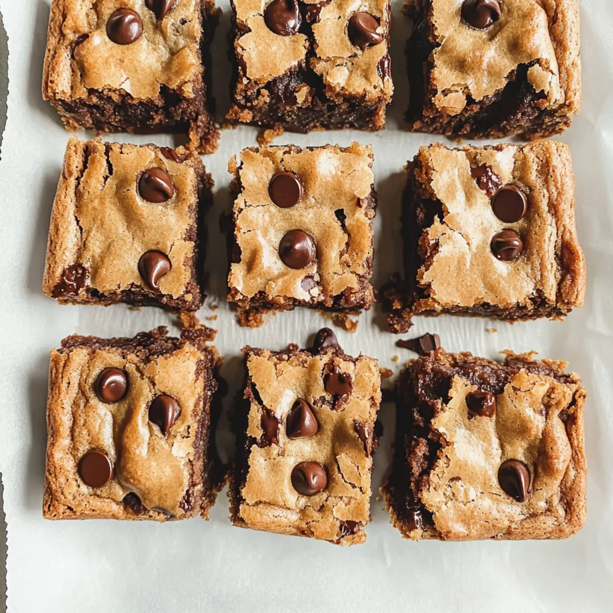 Chocolate Chip Peanut Butter Blondies