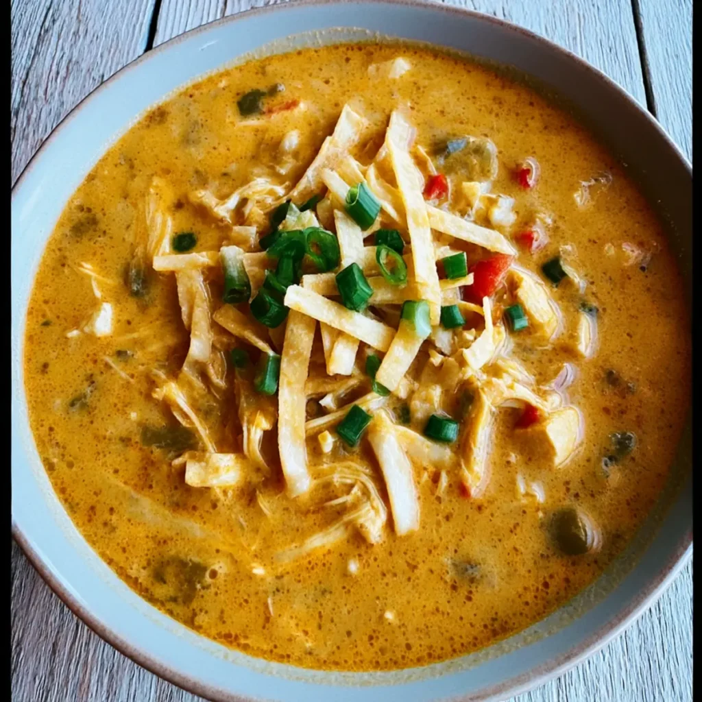 Slow Cooker Chicken Poblano Soup That Warms Your Soul