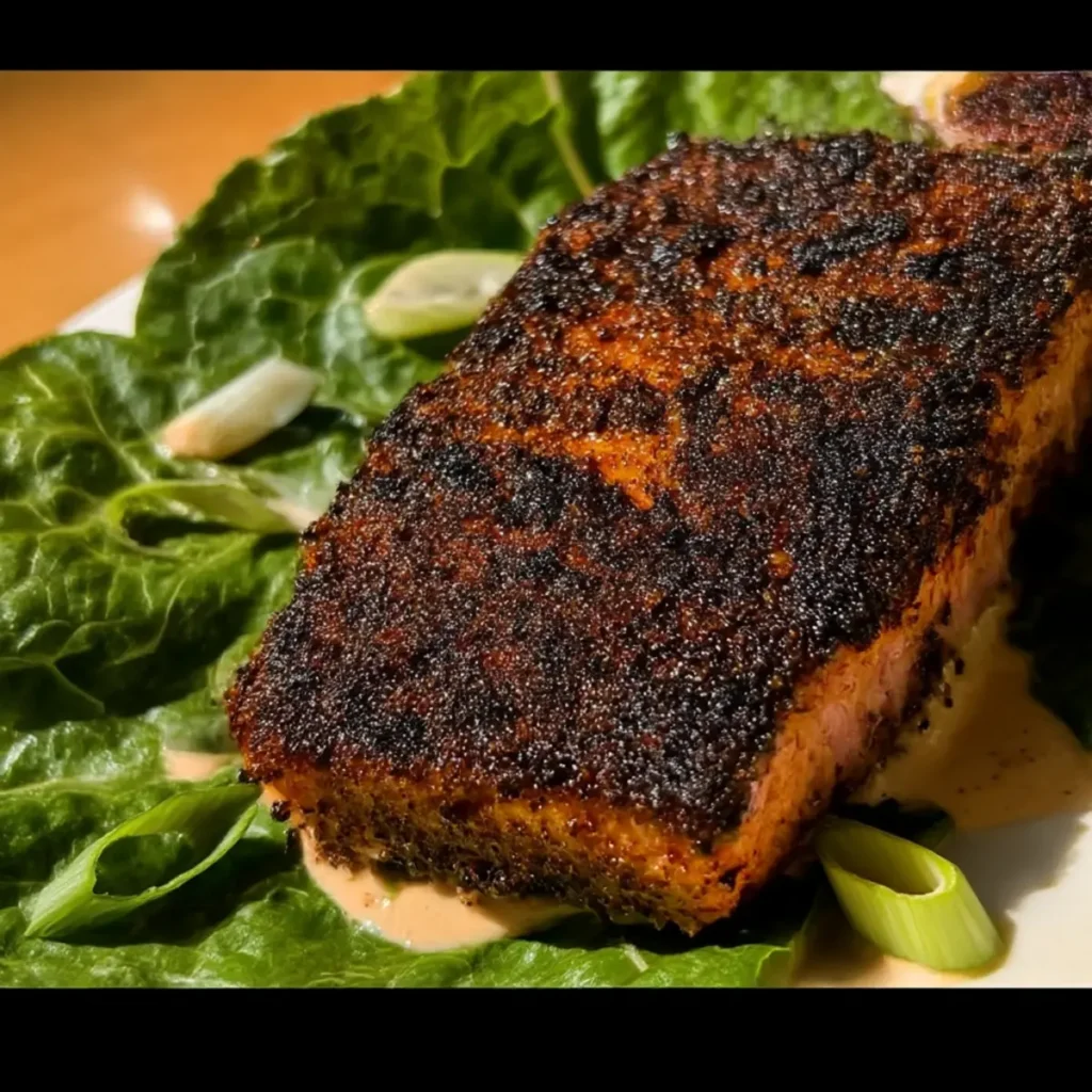 Perfectly Seared Blackened Tuna Steak Recipe with Remoulade