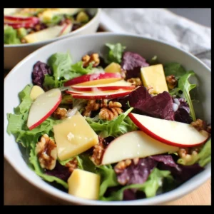Apple Gouda Walnut Salad