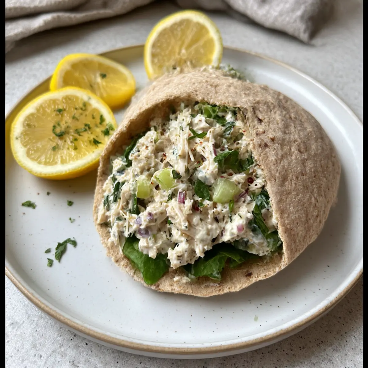 Lemon Basil Rotisserie Chicken Salad