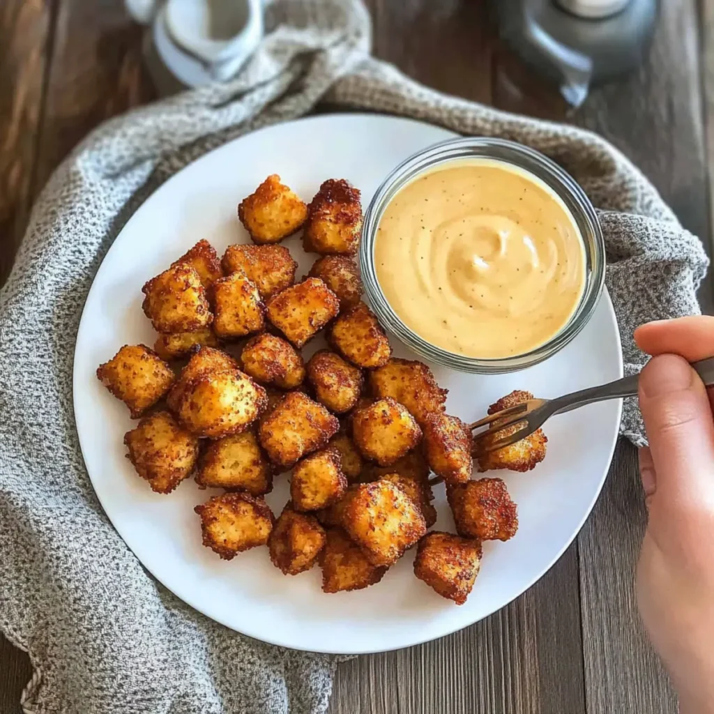 Vegan Chick-fil-A style Tofu Nuggets