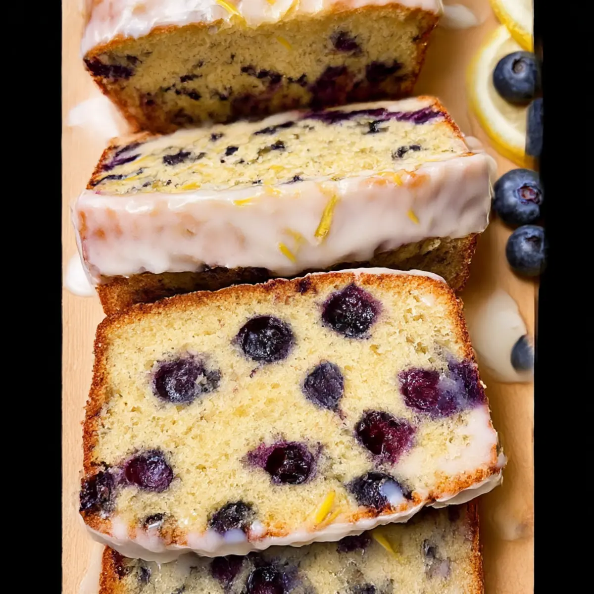 Almond Flour Lemon Blueberry Bread