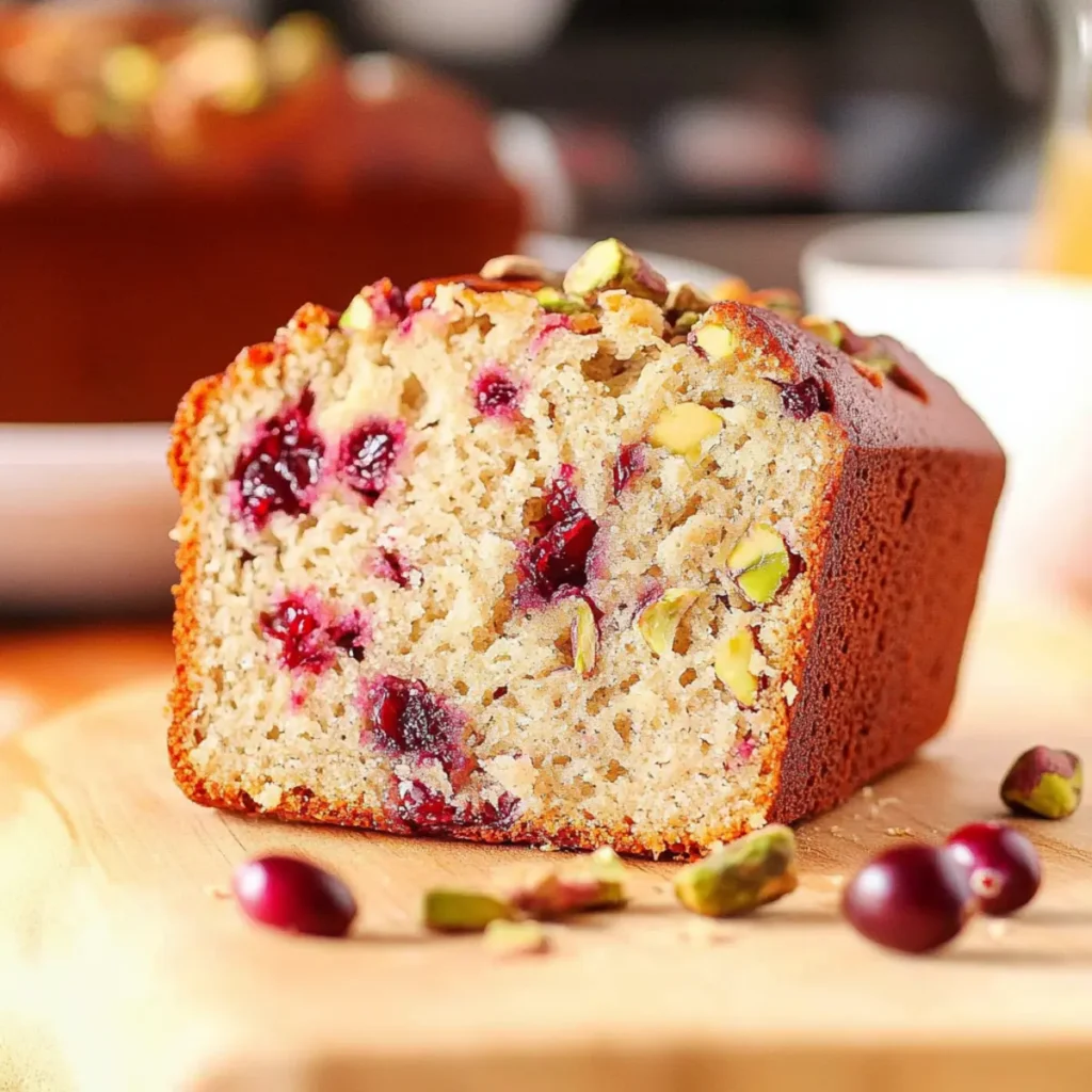 Homemade Cranberry Pistachio Bread from Scratch: Festive Delight