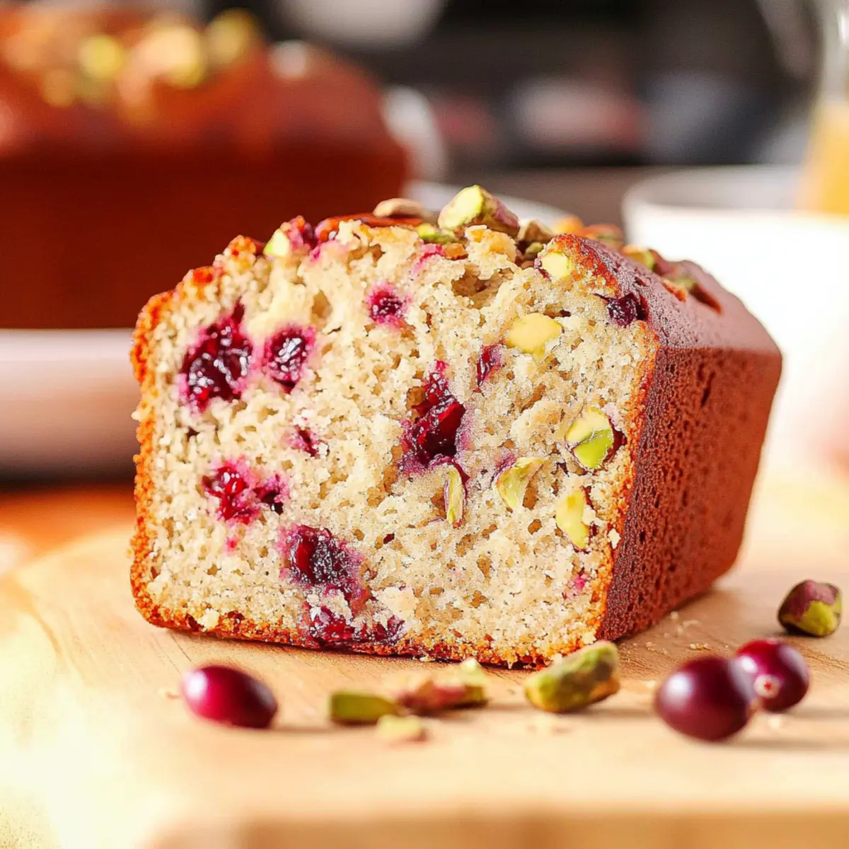 Homemade Cranberry Pistachio Bread from Scratch