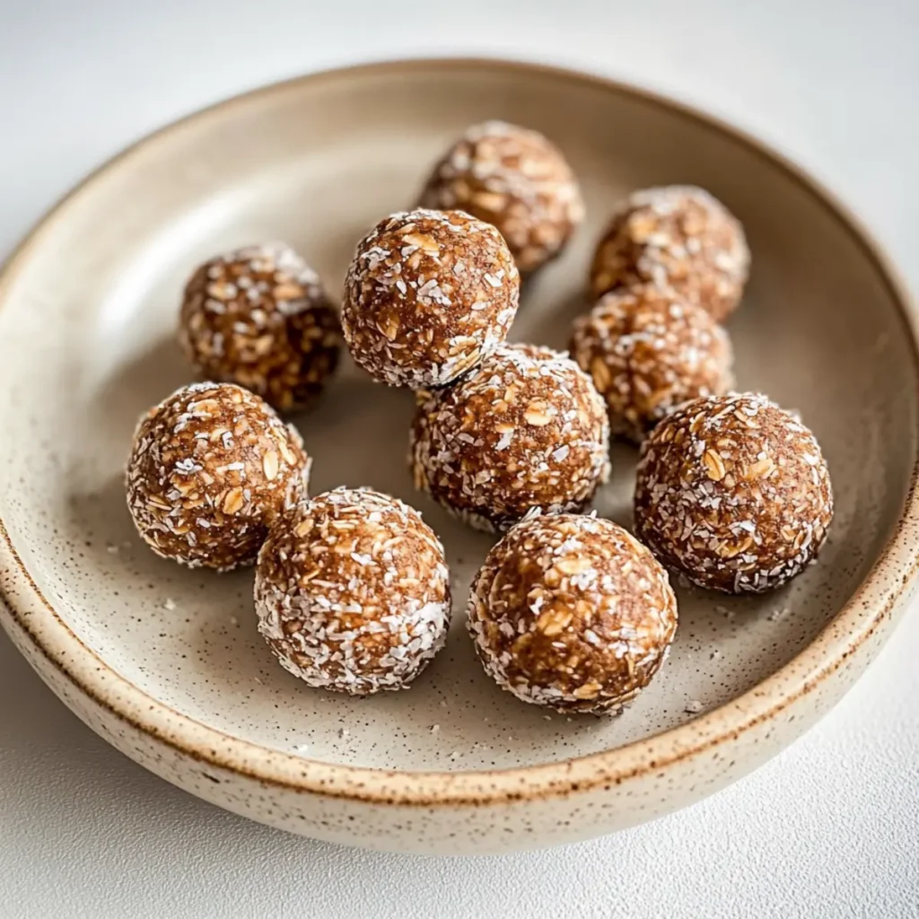 Nut-Free No-Bake Cinnamon Energy Balls for Quick Energy Boost